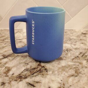 Starbucks Blue Gradient Ombre Coffee Mug 14 Fl. Oz. Microwave & Dishwasher Safe